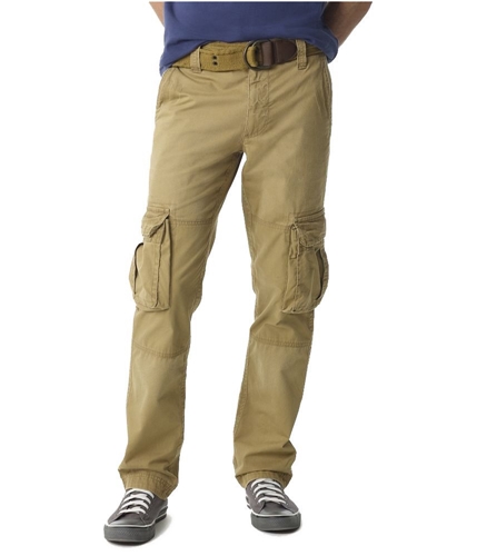 Aeropostale Mens Belted Classic Cargo Casual Chino Pants 289 28x30