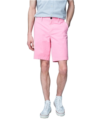 Aeropostale Mens Classic Reflex Casual Chino Shorts pink 36