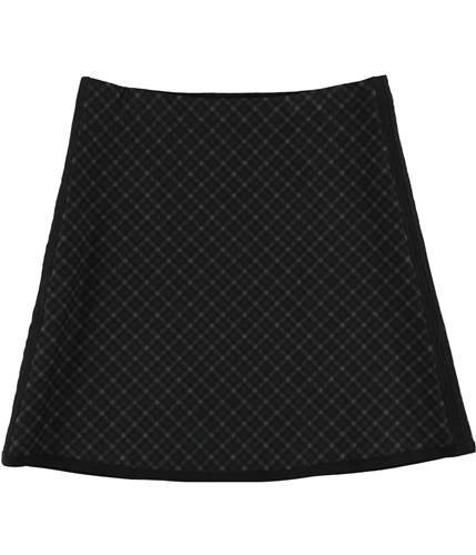 Max Studio London Womens Plaid A-line Skirt blackgreen M