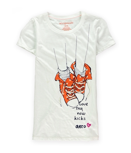 Aeropostale Mens Love My Kicks Graphic T-Shirt 102 M