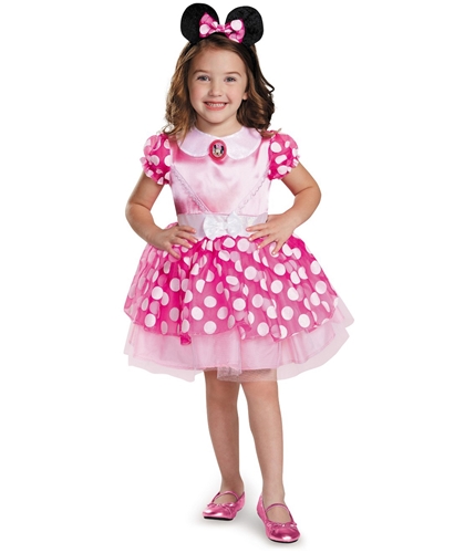 Disney Girls Minnie Mouse Complete Costume pink 2T
