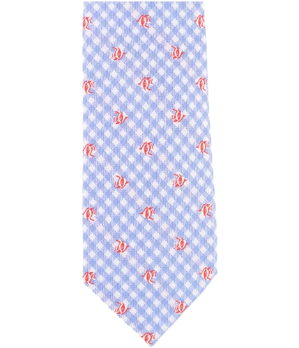 Club Room Mens Let's Go For A Fish Self-tied Necktie blue Classic