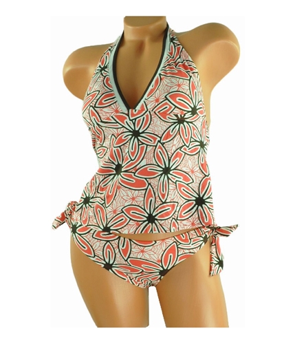 Jag Womens Early Cruise Floral 2 Piece Tankini red621 S