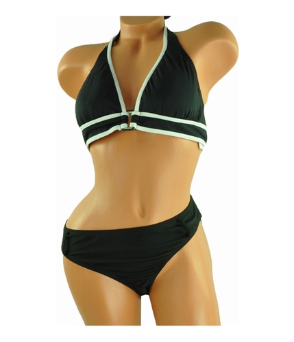 Jag Womens Sport Nylon Stretch 2 Piece Bikini black001 XL