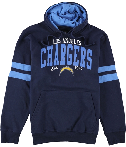 G-III Men's Los Angeles Chargers Full Zip Hoodie & Free T-Shirt XL