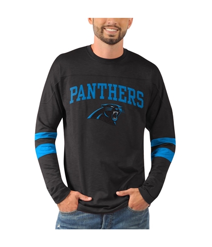 NFL Mens Carolina Panthers Old School Embellished T-Shirt cpn S