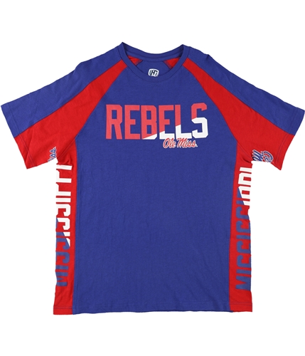 Hands High Mens Ole Miss Rebels Slash Graphic T-Shirt ums L