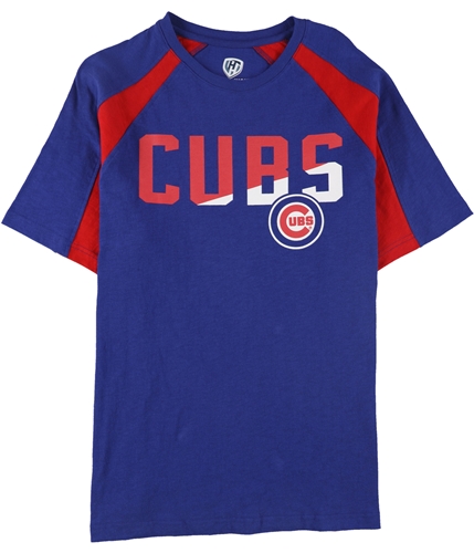 Hands High Mens Chicago Cubs Slash Graphic T-Shirt cgc L
