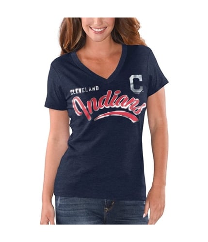 G-III Sports Womens Cleveland Indians Graphic T-Shirt cli XS