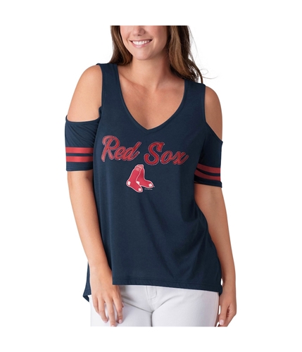 G-III Sports Womens Boston Red Sox Embellished T-Shirt brx M