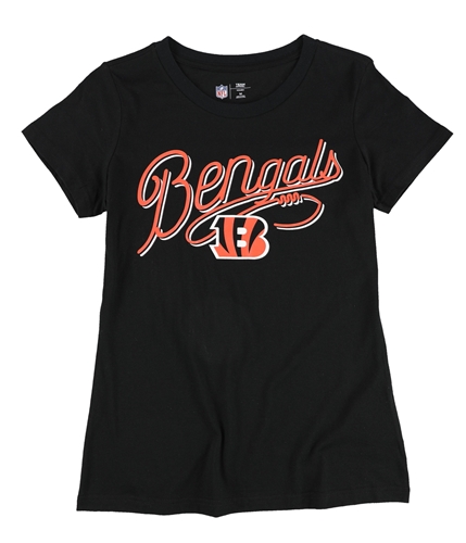 Women's Majestic White/Black Cincinnati Bengals Lace-Up V-Neck T-Shirt 