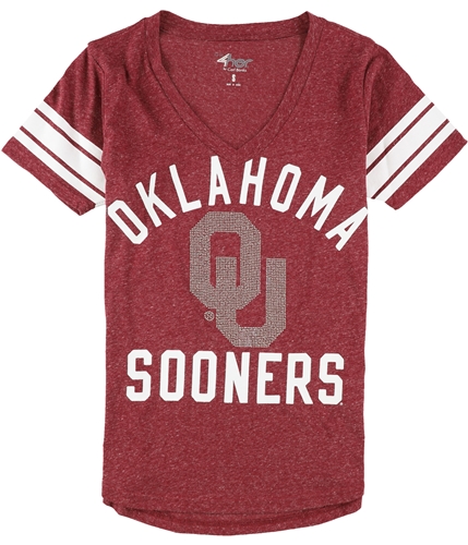 G-III Sports Womens Oklahoma Sooners Embellished T-Shirt oku S