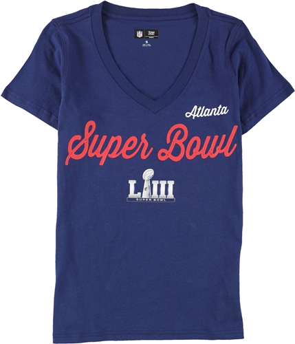 G-III Sports Womens Super Bowl LIII Atlanta Graphic T-Shirt navy XS