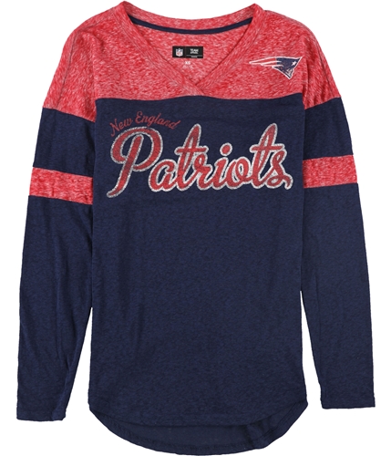 NFL Womens Patriots Distressed Logo Graphic T-Shirt pat XS