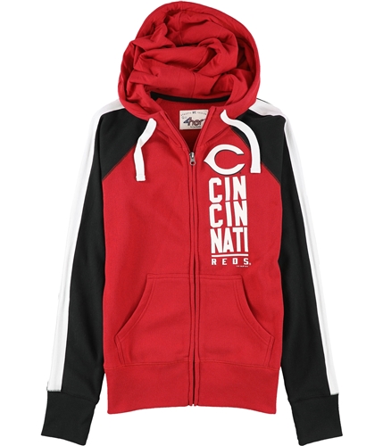 G-III Sports Womens Cincinnati Reds Hoodie Sweatshirt cir S