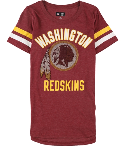 NFL Womens Redskins Rhinestone Logo Embellished T-Shirt rdk S