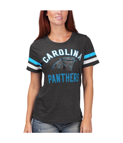 G-III Sports Womens Carolina Panthers Embellished T-Shirt cpn S