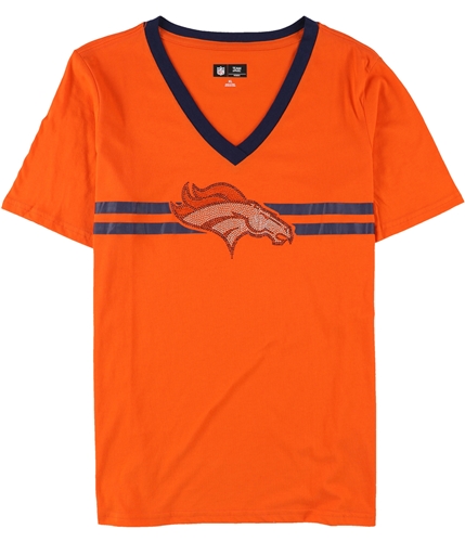 G-III Sports Womens Denver Broncos Embellished T-Shirt deb XL