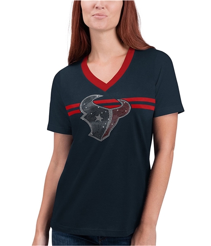 G-III Sports Womens Houston Texans Embellished T-Shirt htx S