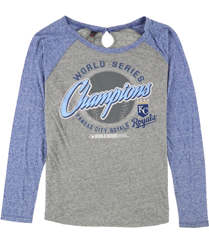 Kansas City Royals Glitter Raglan Baseball Tee Royals