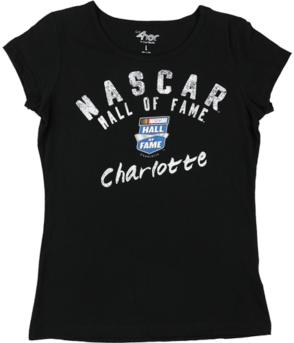 G-III Sports Womens Nascar Hall of Fame Graphic T-Shirt blk S