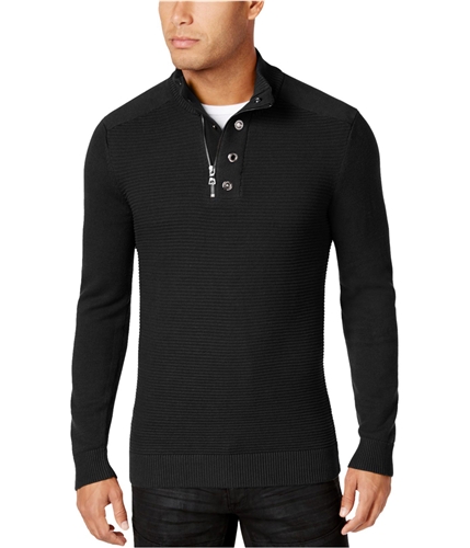 I-N-C Mens Knit Pullover Sweater deepblack L