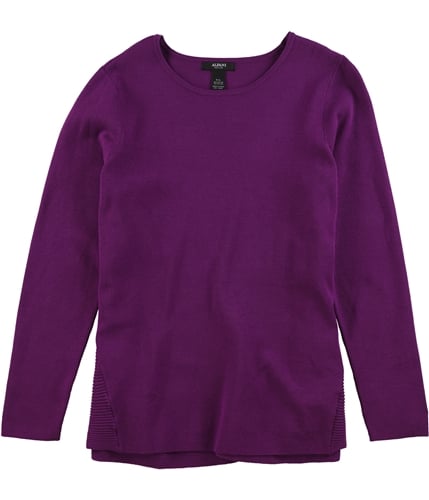 Alfani Womens Ribbed Knit Sweater black XL