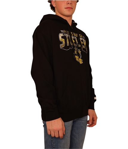 Starter Mens Pittsburgh Steelers Hoodie Sweatshirt, Medium