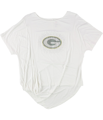 G-III Sports Womens Green Bay Packers Embellished T-Shirt pac S