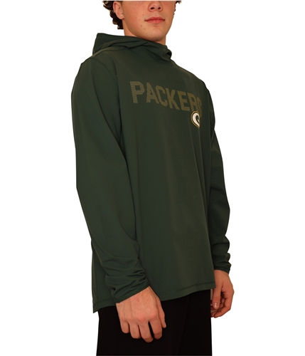 MSX Mens Green Bay Packers Hooded Graphic T-Shirt pac L