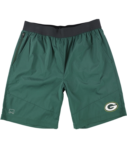 G-III Sports Mens Green Bay Packers Athletic Walking Shorts pac L