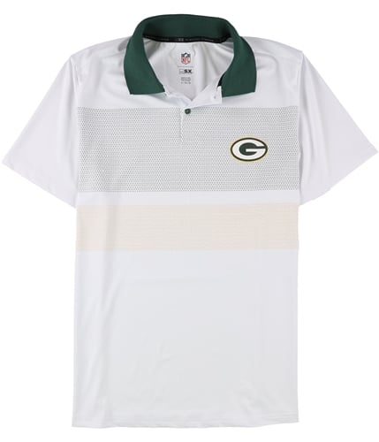 G-III Sports Mens Green Bay Packers Rugby Polo Shirt pac L