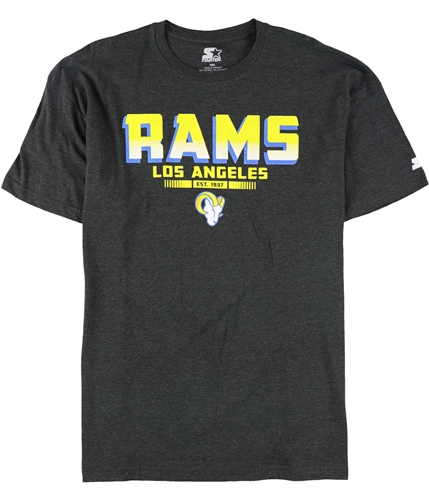 STARTER Mens LA Rams Graphic T-Shirt ram M