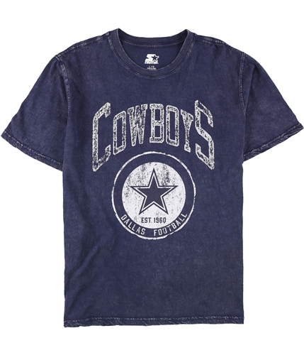 STARTER Mens Dallas Cowboys Graphic T-Shirt cow L