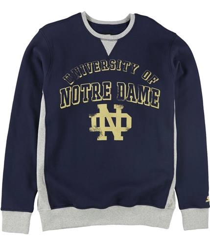 STARTER Mens University of Notre Dame Sweatshirt ntd L