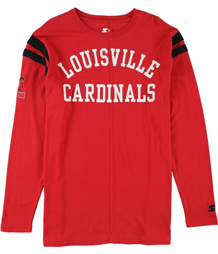 STARTER Mens Louisville Cardinals Graphic T-Shirt lou L