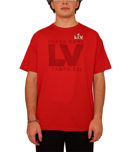 STARTER Mens Super Bowl LV Tampa Bay Graphic T-Shirt sbw S