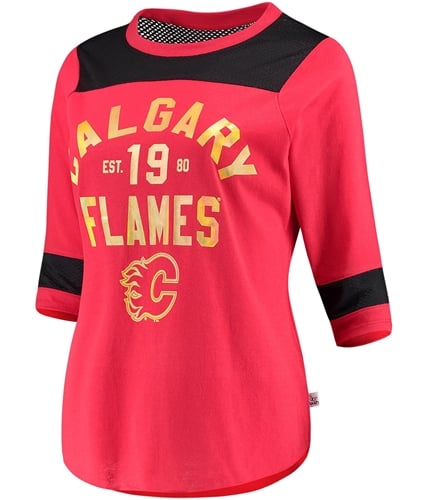Touch Womens Calgary Flames Graphic T-Shirt cgf S