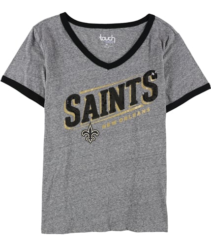 Touch Womens Saints Sequined Embellished T-Shirt nos S