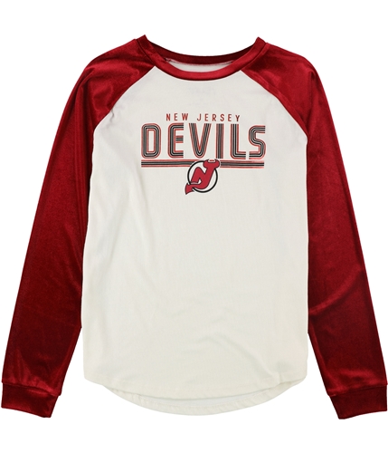 Touch Womens New Jersey Devils Raglan Graphic T-Shirt dev M
