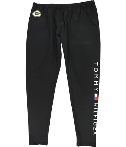 Tommy Hilfiger Womens Green Bay Packers Compression Athletic Pants pac XL/28