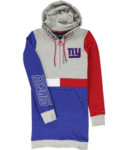 Tommy Hilfiger Womens NY Giants Hoodie Dress gia S