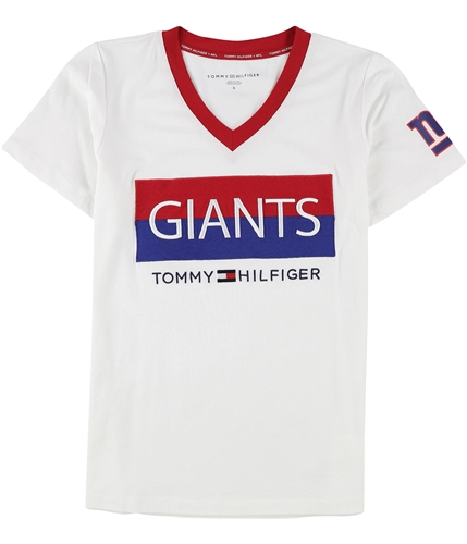 Tommy Hilfiger Womens New York Giants Embellished T-Shirt gia S