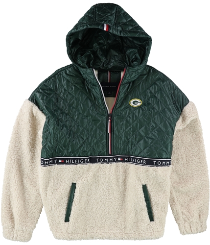 Tommy Hilfiger Womens Green Bay Packers Quilted Jacket pac S