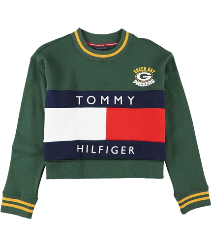 Tommy Hilfiger Womens Green Bay Packers Sweatshirt pac S