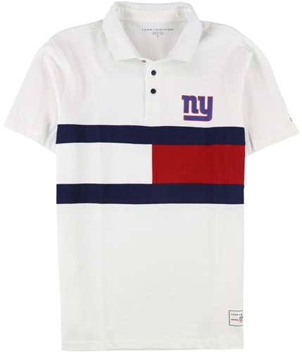 Tommy Hilfiger Mens New York Giants Rugby Polo Shirt gia M
