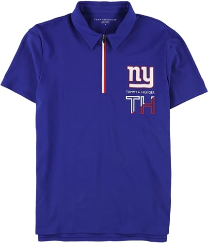 Tommy Hilfiger Mens NY Giants Rugby Polo Shirt gia M