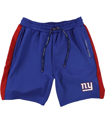 Tommy Hilfiger Mens NY Giants Athletic Workout Shorts gia M