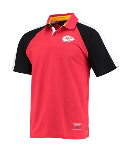 Tommy Hilfiger Mens Kansas City Chiefs Rugby Polo Shirt, Multicoloured, Small