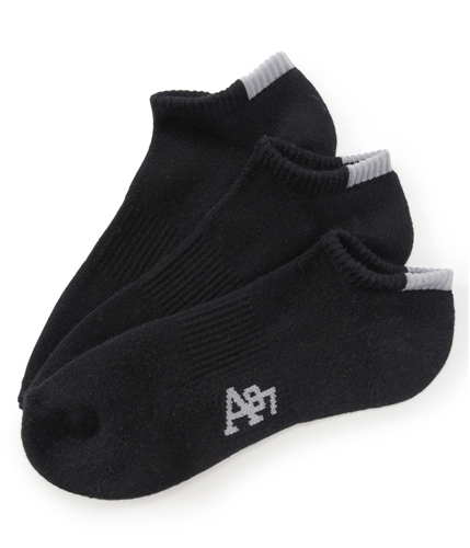Aeropostale Mens 3 Pack Ankle Lightweight Socks 001 One Size